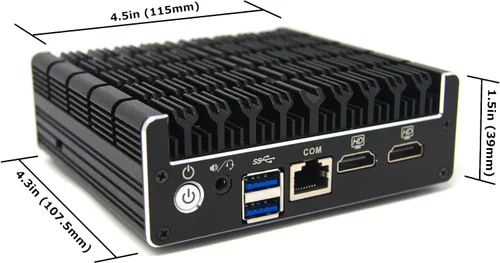 Miniatura 4 de Protectli Vault FW4B - Micro Aparato de Firewall de 4 Puertos/Mini PC - Intel Quad Core, AES-NI, 8 GB de RAM, SSD mSATA de 120 GB