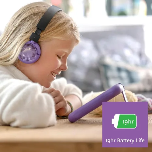 Miniatura 4 de Hecho para Amazon, auriculares Bluetooth para niños, edades (8-15)