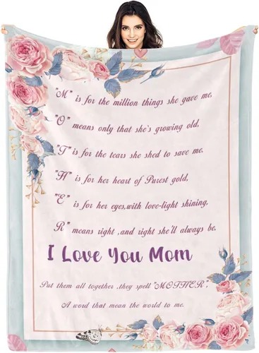 Miniatura 12 de Manta personalizada con nombre, manta personalizada con nombre y texto para adultos, niños, cumpleaños, Navidad, Día de la Madre, Padre, Día de San