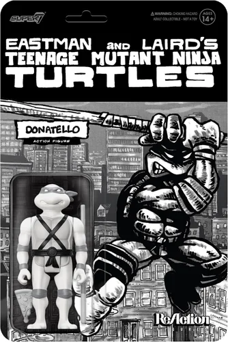 Miniatura 8 de Super7 Teenage Mutant Ninja Turtles Donatello Figura de Reacción de 3.75 Pulgadas