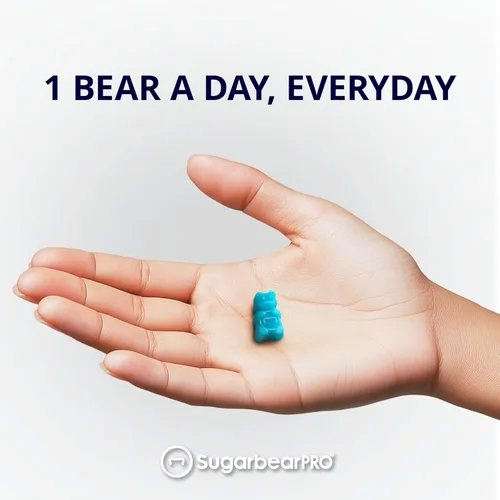 Miniatura 8 de Sugarbear Hair - Gomitas de vitamina para el cabello, suministro de 2 meses, biotina de fuerza extra 6000mcg, crecimiento para hombres y mujeres