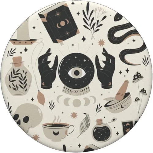 Miniatura 3 de Witch's Essentials - Diseño de bruja, lindo PopSockets intercambiables para Halloween