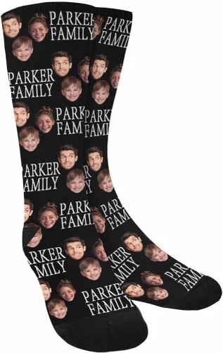 Miniatura 84 de Artsadd Calcetines personalizados para mujeres y hombres, amantes de los perros y gatos, regalos divertidos unisex personalizados