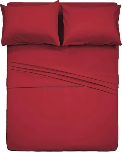 Miniatura 15 de Best Season Juego de sábanas de algodón tamaño individual (color amarillo) 3 piezas, juego de sábanas 100% algodón con funda de almohada sobre