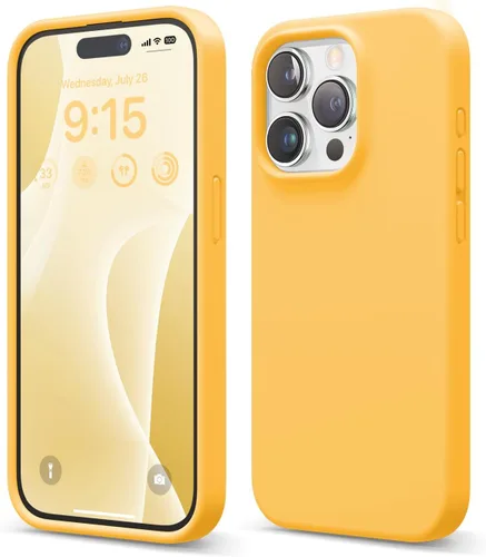 Miniatura 9 de elago Compatible con Funda para iPhone 15 Pro, Funda de Silicona Líquida, Cubierta Protectora de Cuerpo Completo, Resistente a Golpes, Funda Delgada