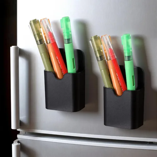Miniatura 4 de Jetec 24 Pcs Magnetic Pen Marker Holders Dry Erase Magnetic Pen Pencil Holder Organizer Home Office Supplies for Refrigerator Whiteboard Locker