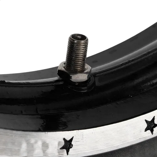 Miniatura 9 de Rueda de freno de disco para neumáticos traseros, rueda trasera de metal de goma 2.5‑10 con rueda dentada de disco y conjunto de neumáticos