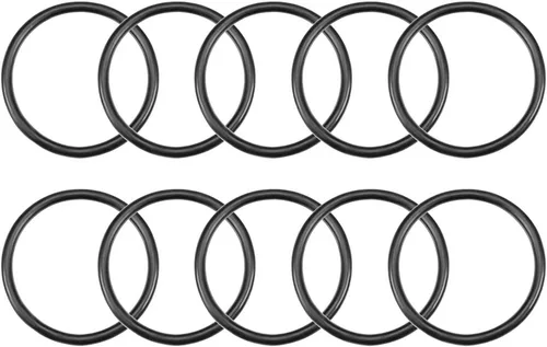 Miniatura 14 de uxcell Juntas tóricas de goma de nitrilo 32 mm OD 27 mm ID 2,5 mm de ancho, junta de sellado métrica de goma de nitrilo para maquinaria automotriz