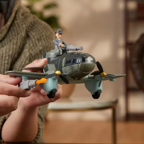 Miniatura 4 de Indiana Jones Worlds of Adventure Doctor Jürgen Voller - Juego de figuras de acción con avión, 2.5 pulgadas, figuras de acción para niños a partir