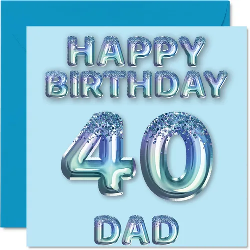 Miniatura 135 de Stuff4 Tarjeta de primer cumpleaños para niños, globo de fiesta con purpurina azul, tarjetas de feliz cumpleaños para niño de 1 año, nieto, hijo, 57