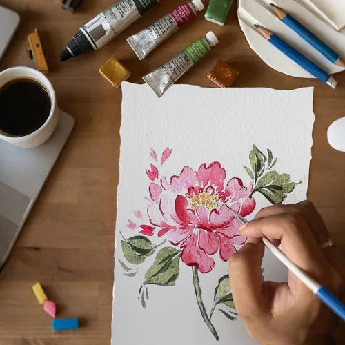Miniatura 5 de 50 hojas de papel texturizado 4 x 6 pulgadas, papel de acuarela prensado en frío 140 lb/300 g/m², papel texturizado hecho a mano para acuarelas, 50