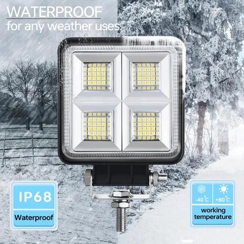 Miniatura 3 de Luces LED de trabajo para tractor, 2 unidades, 4 pulgadas, 54 W, 12 V, barra de luz de inundación LED para vehículos de conducción todoterreno