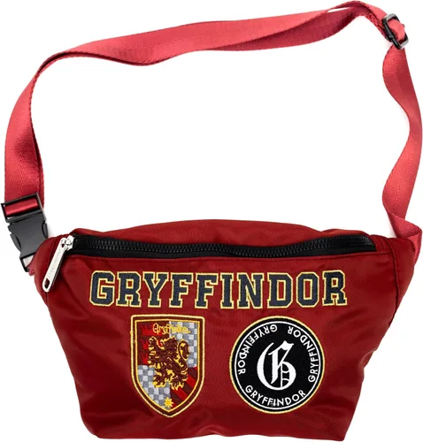 Miniatura 3 de Bolsa de The Wizarding World of Harry Potter, riñonera con parches bordados para casas de Hogwarts, Parches Gryffindor, The Wizarding World of Harry