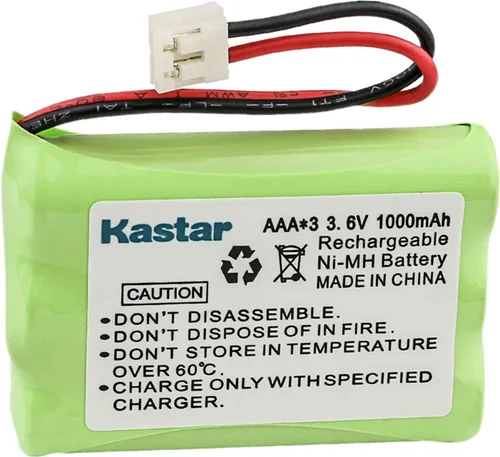 Miniatura 2 de Kastar Paquete de 3 pilas AAA 3.6V EH 1000mAh Ni-MH para Motorola MD-4260/7101/7151/7161/7251/ 261/761/781/791/7101/7151/7161 SD4501/4502/455000