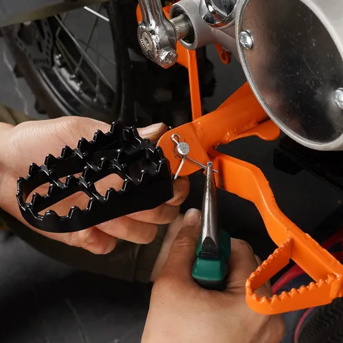 Miniatura 4 de Estriberas para Motocicleta de Motocross, Pedales para 50 CC, 70 CC, 90 CC, 110 CC, 125 CC Taotao PW50 PW80 TW200 XR50R CRF50 CRF70 CRF80 CRF100F