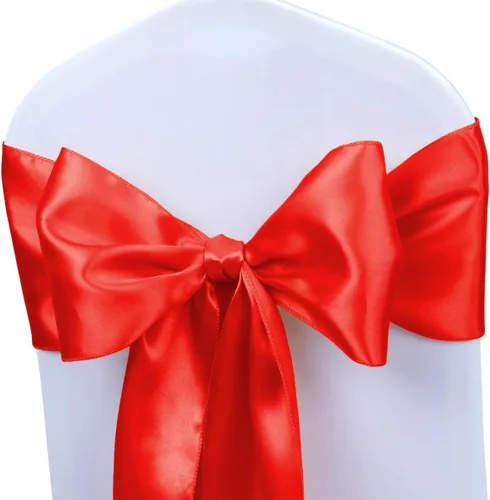 Miniatura 16 de Babenest Bandas de satén para silla, 50 lazos mejorados para silla, lazos para bodas, banquetes, fiestas, Pascua, Navidad, baby shower, decoración