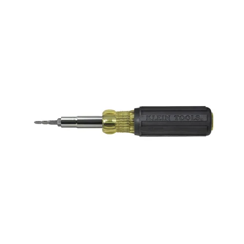 Klein Tools 32517 Destornillador multibroca con 6 tamaños de grifo comunes, 4 puntas de destornillador y 3 tamaños de destornillador de tuercas