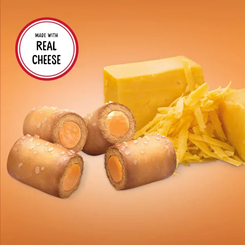 Miniatura 3 de Bolsas de aperitivos de pretzel y queso Cheddar COMBOS 1,8 onzas, paquete de 18, aperitivos horneados de pretzel y queso COMBOS Caja a granel