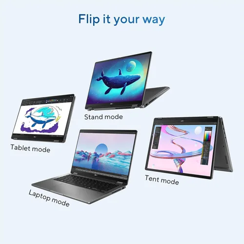 Miniatura 7 de ASUS Vivobook 14 Flip 2 en 1 portátil, pantalla táctil FHD OLED de 14 pulgadas, Intel Core Ultra 5 226V (hasta 40 superiores), gráficos Intel Arc