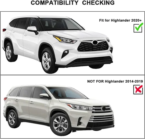 Miniatura 2 de Estribos aptos para Toyota Highlander L LE XLE XSE Limited Platinum Hybrid Bronze Edition 2020-2026