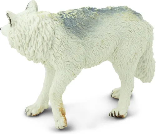 Miniatura 4 de Safari Ltd. Figura de lobo blanco, realista, pintada a mano de 3.6 pulgadas, juguete educativo para niños, niñas y niños a partir de 3 años