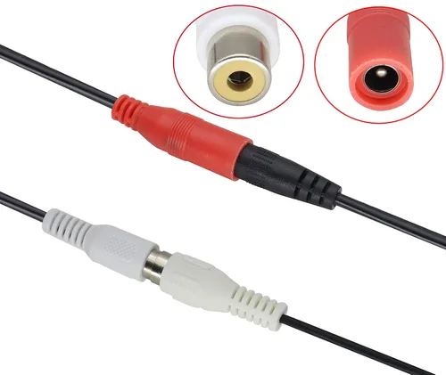 Miniatura 7 de Micrófono CCTV Dispositivo de recogida de cable de audio Micrófono para exteriores CCTV RCA Micrófono de vigilancia DVR Preamplificador de alta