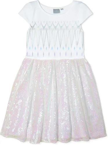 Disney girls Disney Girl's Elsa and Anna Frozen Ballerina Tutu Ruffle Skirt Dress