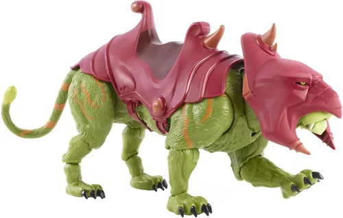 Masters of the Universe Masterverse Battle Cat, figura de batalla Motu de 14 pulgadas para contar historias y exhibición, regalo para niños de 6