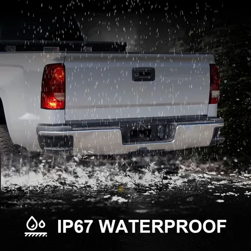 Miniatura 5 de Silverado - Luces traseras compatibles con Chevy Silverado 2003-2006 1500/1500HD 2500/2500HD 3500 para el lado del conductor y del pasajero