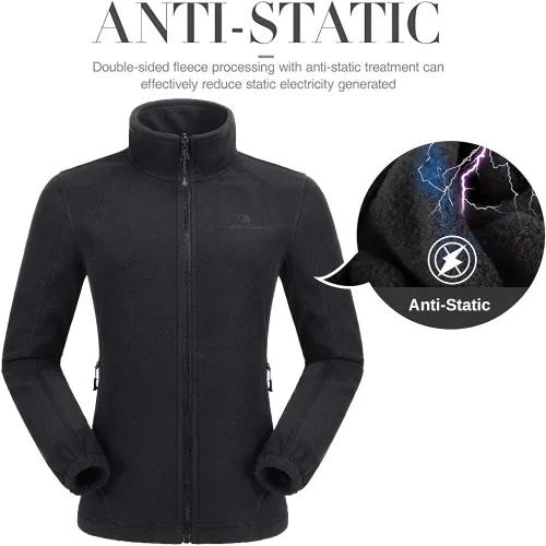 Miniatura 3 de CAMEL CROWN - Chaqueta de esquí para mujer, impermeable, 3 en 1, chaqueta de invierno resistente al viento, forro polar cálido, con capucha