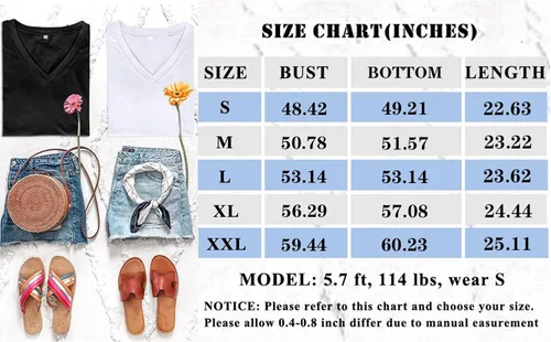 Miniatura 5 de Camiseta de gran tamaño para mujer, de verano, casual, de manga corta, holgada