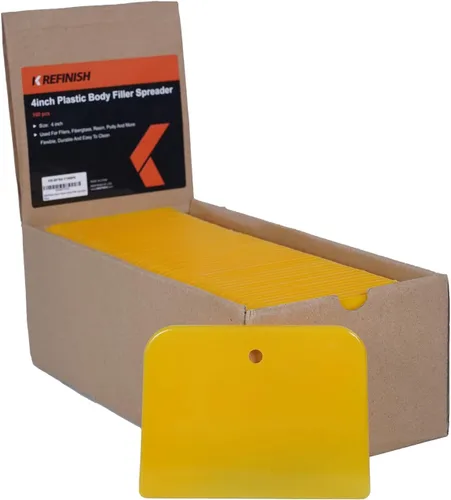 Miniatura 8 de KREFINISH Tabla de Mezcla de Masilla Corporal Hojas de Papel Desechable para Tabla de Mezcla, Almohadilla de Mezcla Superior para Mezcla de Masilla