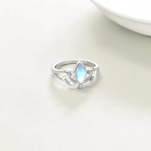 Miniatura 3 de YFN Anillo de turmalina negra de plata de ley, anillos de cristal negro, joyería curativa, protección espiritual, regalos para mujeres y niñas