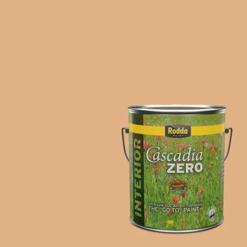Miniatura 108 de Rodda Paint CASCADIA ZERO - Pintura plana e imprimación para interiores en uno, cuarto de galón, crema de ballet