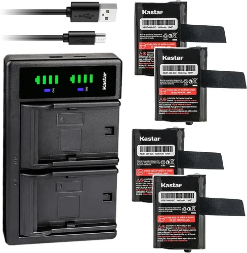 Miniatura 7 de Kastar Cargador de batería USB M53617 LTD2 compatible con Motorola TLKR T40 TLKR T41 TLKR T50 TLKR T61 TLKR T80 TLKR T81 T100 T100TP TLKR T80 Extreme