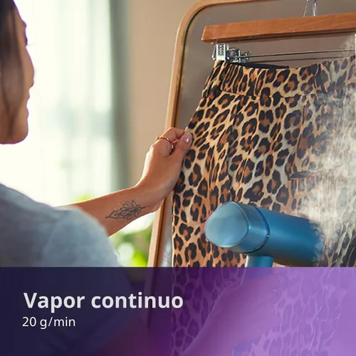 Miniatura 3 de Philips Serie 3000 Vaporizador de mano para viajes, compacto y plegable, calentamiento rápido, capacidad de 3.3oz, hasta 20g/min de vapor continuo
