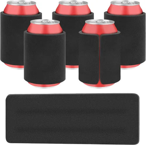 Miniatura 15 de 4 paquetes de fundas aisladas para latas delgadas de 12 onzas, con relieve en panal, fundas aisladas de neopreno para latas delgadas de refresco