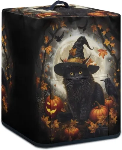 Cubierta protectora para freidora de aire de Halloween, cubierta antipolvo, decoración del hogar, fundas protectoras para freidora de aire para