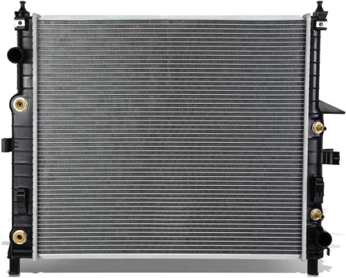Miniatura 14 de DNA Motoring OEM-RA-13254 Radiador de núcleo de aluminio de 1 fila compatible con 07-09 Sprinter 2500 3500,26-11/16 pulgadas de ancho x 15-11/16