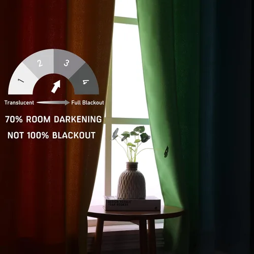 Miniatura 3 de THOOO Rainbow Blackout 2 paneles 52"x72