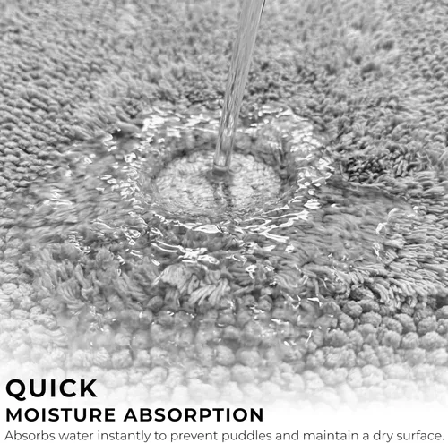Miniatura 9 de Alfombra de baño diferente Gris claro