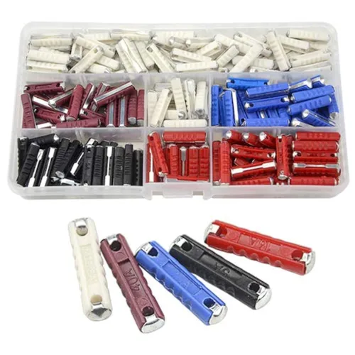 WMYCONGCONG 200 fusibles de automóvil europeos para automóviles 5A, 8A, 16A, 25A, 40A, para autos clásicos, estilo antiguo, no de cerámica
