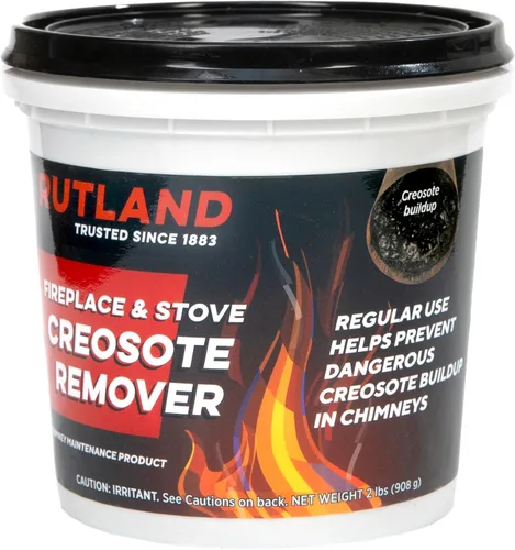 Miniatura 7 de Rutland Removedor de Creosota, Chimenea, Estufa de Leña y Limpiador de Chimenea, Envase de 2 lb