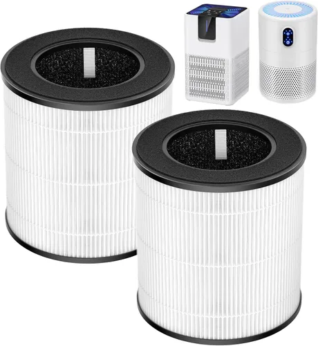 Filtro de repuesto para purificador de aire B-D02L, compatible con purificadores de aire MOOKA y KOIOS B-D02L, purificador de aire VEWIOR B-D02U,