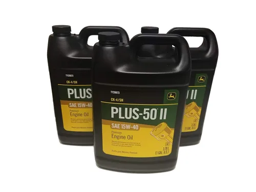 John Deere Equipo Original Plus-50 II SAE 15W-40 Aceite - TY26673 (MULTI-PACK GALLONS) (3)