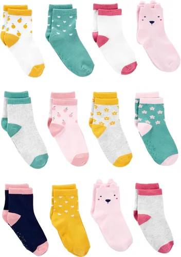 Miniatura 41 de Simple Joys by Carter's Paquete de 12 calcetines para bebé niño
