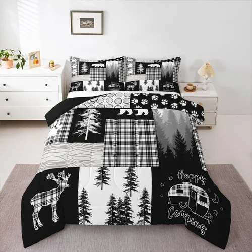 Miniatura 13 de Erosebridal Juego de ropa de cama con diseño de mariposas de dibujos animados, decoración de habitación de niñas, animales salvajes, mariposas rosas
