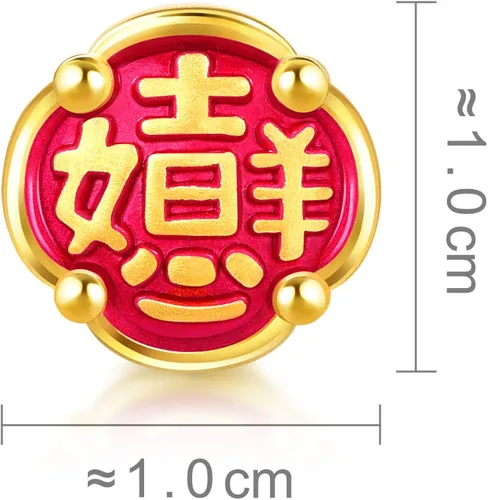 Miniatura 6 de Chow Sang Sang 999 - Pulsera con dije Ruyi de oro macizo de 24 quilates para mujer 91503C Metal