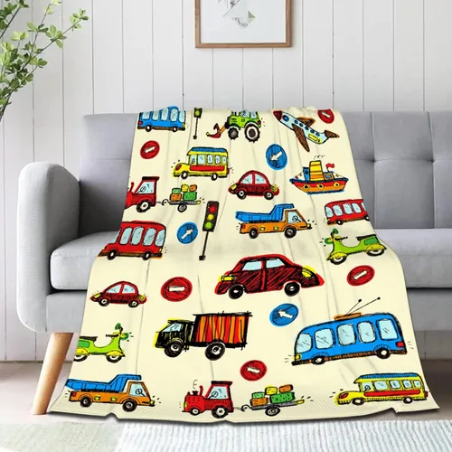Miniatura 2 de Sumedha Manta de auto de dibujos animados, regalo de dibujos animados para niñas y niños, extra pequeña de 40 x 30 pulgadas para mascotas, franela