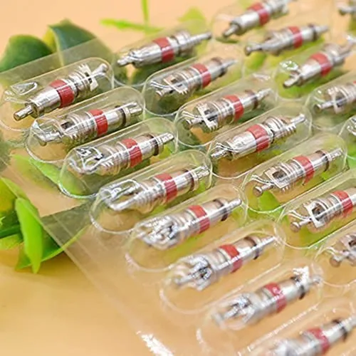 Miniatura 4 de 600 unidades de núcleos de válvula de neumáticos de alta calidad – reemplazo de pieza de núcleo de vástago de válvula, universal para la mayoría